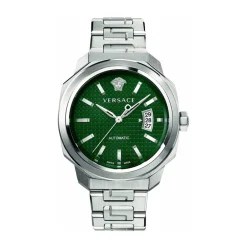 Heren Versace Horloges^Automatisch Horloge Dylos Groene Wijzerplaat