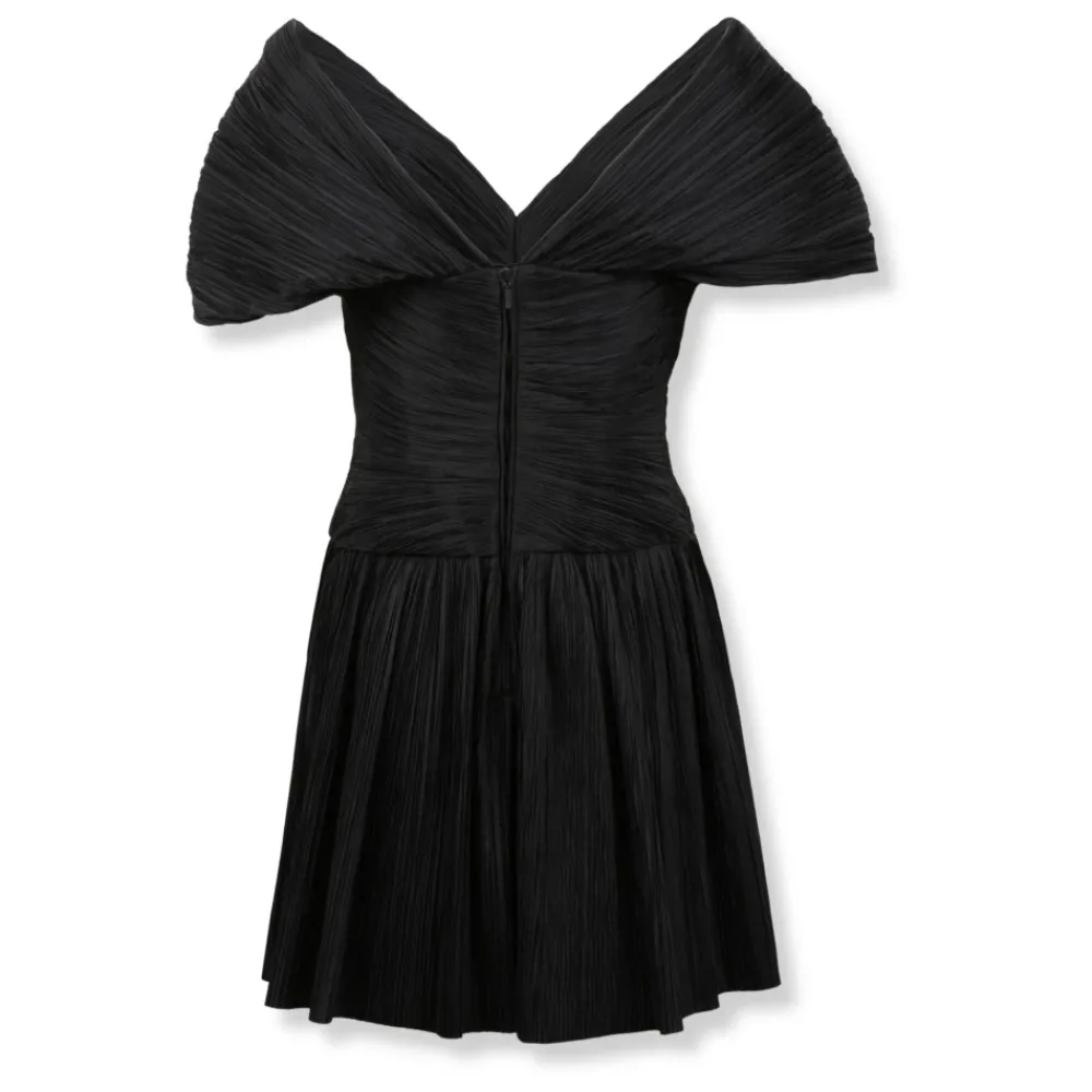 DAMES Simkhai Avarie Plissé Mini Jurk