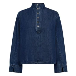 DAMES Co'Couture Blouses^AzminaCC Denim Placket Blouse