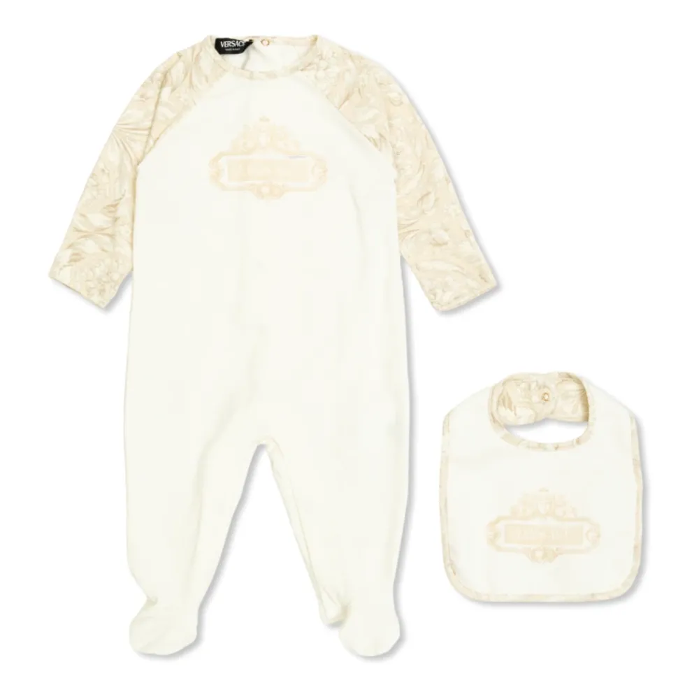 Versace Baby set: slaappak en slabbetje