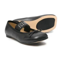 MM6 Maison Margiela Ballerina'S^Ballerine met band met logo en strik