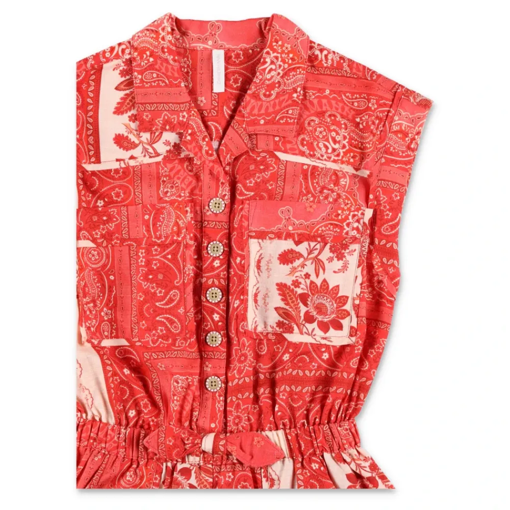 Zimmermann Bandana Print Playsuit Outerwear AW25