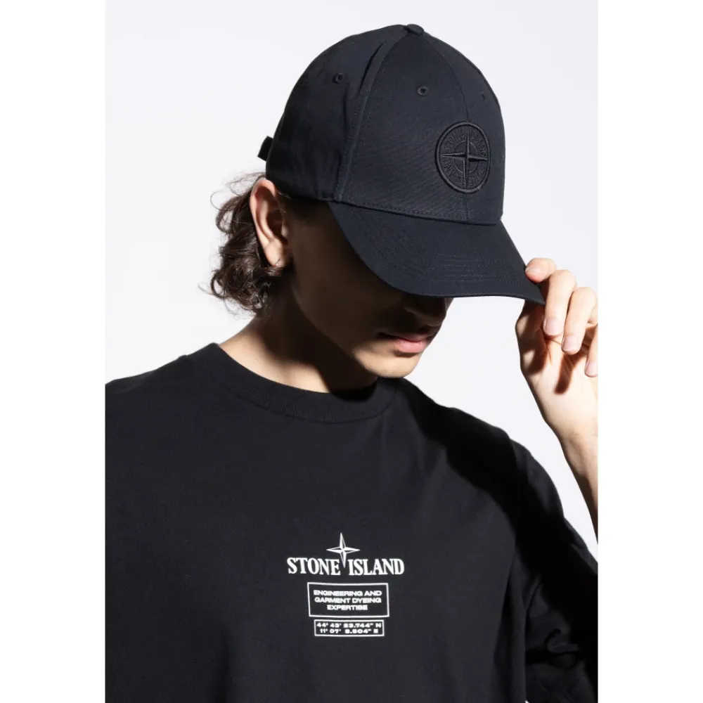 Heren Stone Island Baseballpet