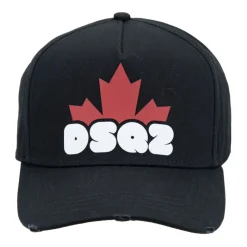 Heren Dsquared2 Baseballpet Fibbia met Geborduurd Logo