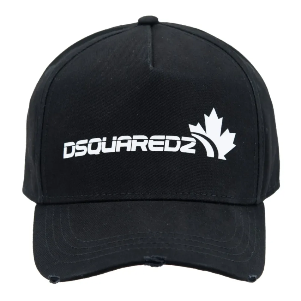 Heren Dsquared2 Baseballpet met Geborduurd Logo