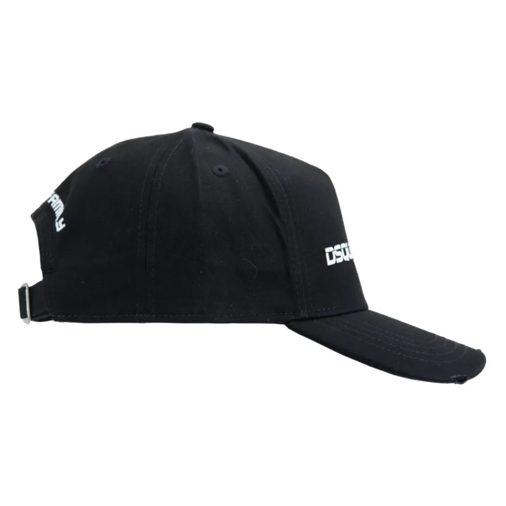 Heren Dsquared2 Baseballpet met Geborduurd Logo