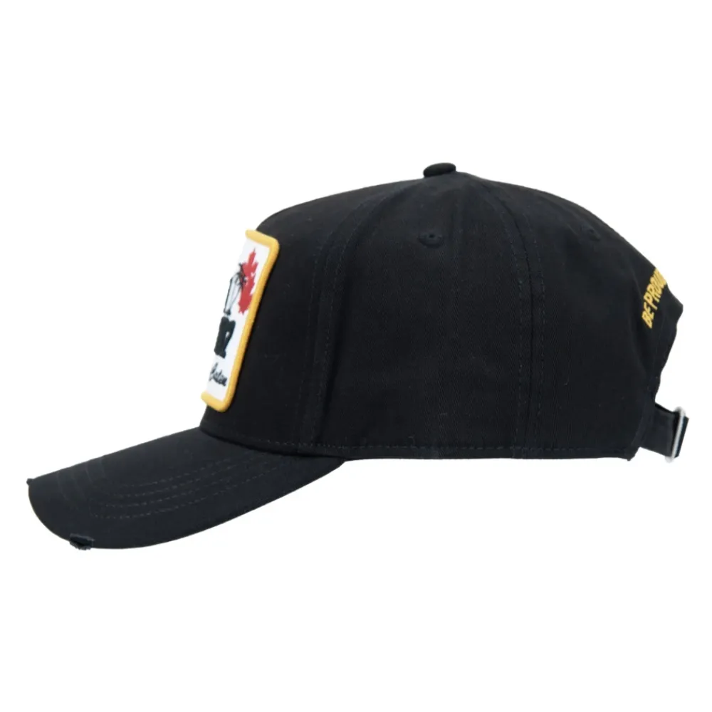 Heren Dsquared2 Petten^Baseballpet met reliëflogo