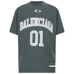 Heren Balenciaga Basketbal motief jersey T-shirts en Polos