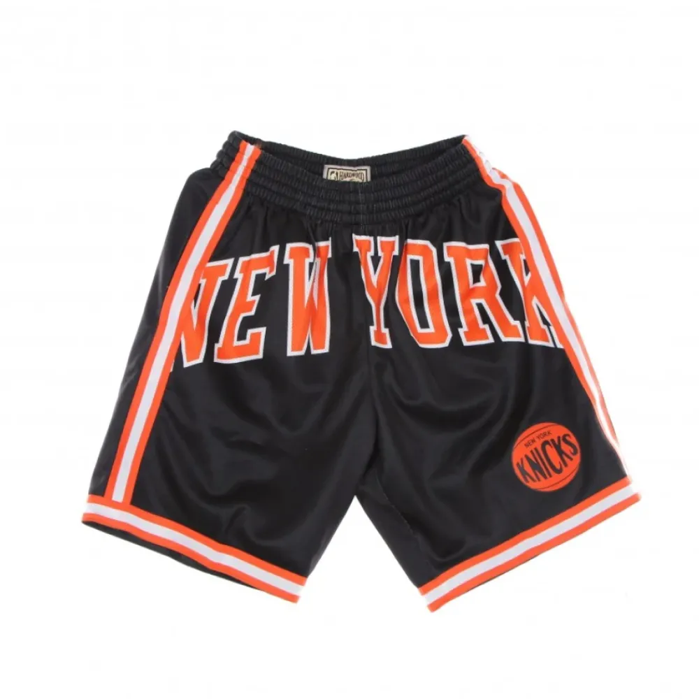 Mitchell & Ness Trainingsbroeken^basketbalshorts manba groot gezicht uitgeblazen mode korte hardhout klassiekerseykni