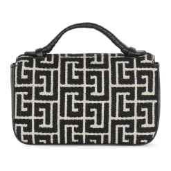 DAMES Balmain Heuptassen^B-Buzz mini monogram jacquard tas