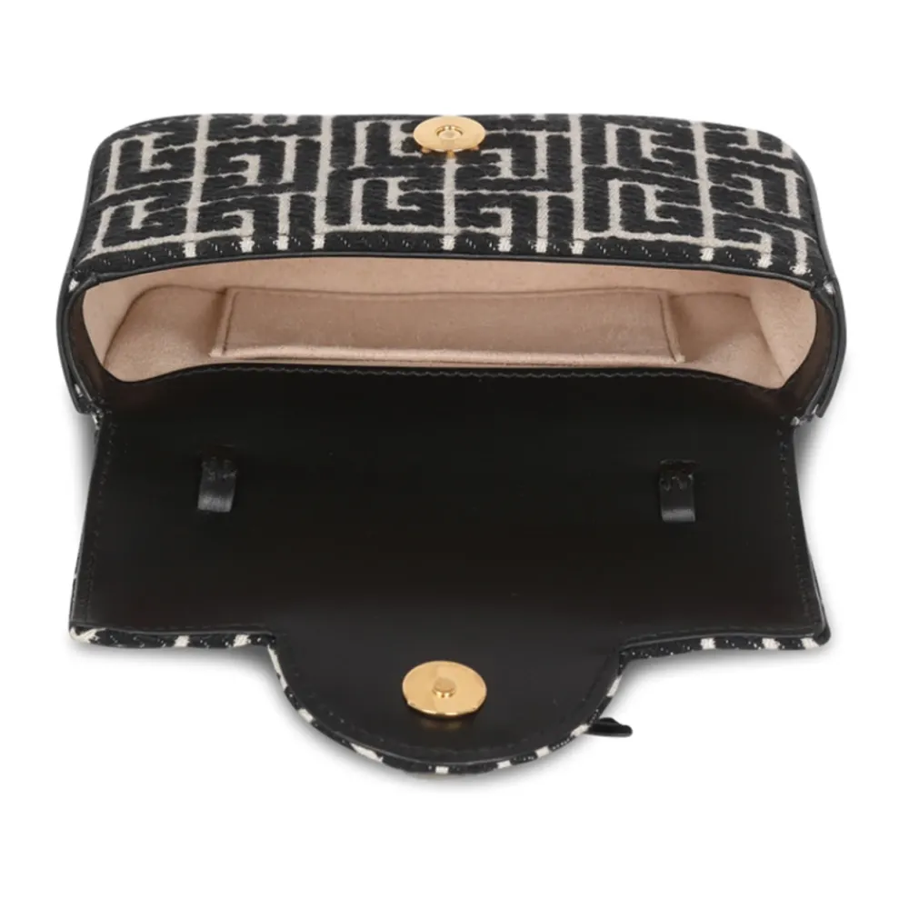 DAMES Balmain Heuptassen^B-Buzz mini monogram jacquard tas