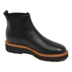 DAMES Hogan Beatles Chelsea leren laarzen met geheugenschuim