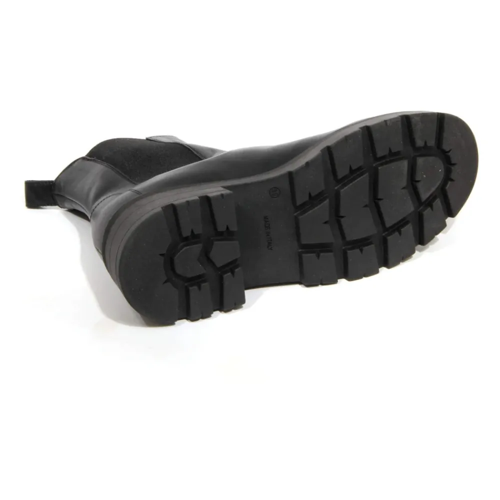 DAMES Trussardi Beatles Leren Laarzen Made in Italy