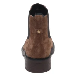 DAMES Hogan Chelseaboots^Beatles Suède Laars Schoen Elastische Stijl