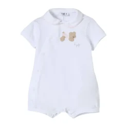 Il Gufo Bodysuits & Sets^Beer Geborduurde Baby Romper