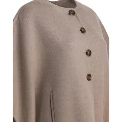 DAMES Max Mara Truien & Vesten^Cashmere Midi Cape AW25