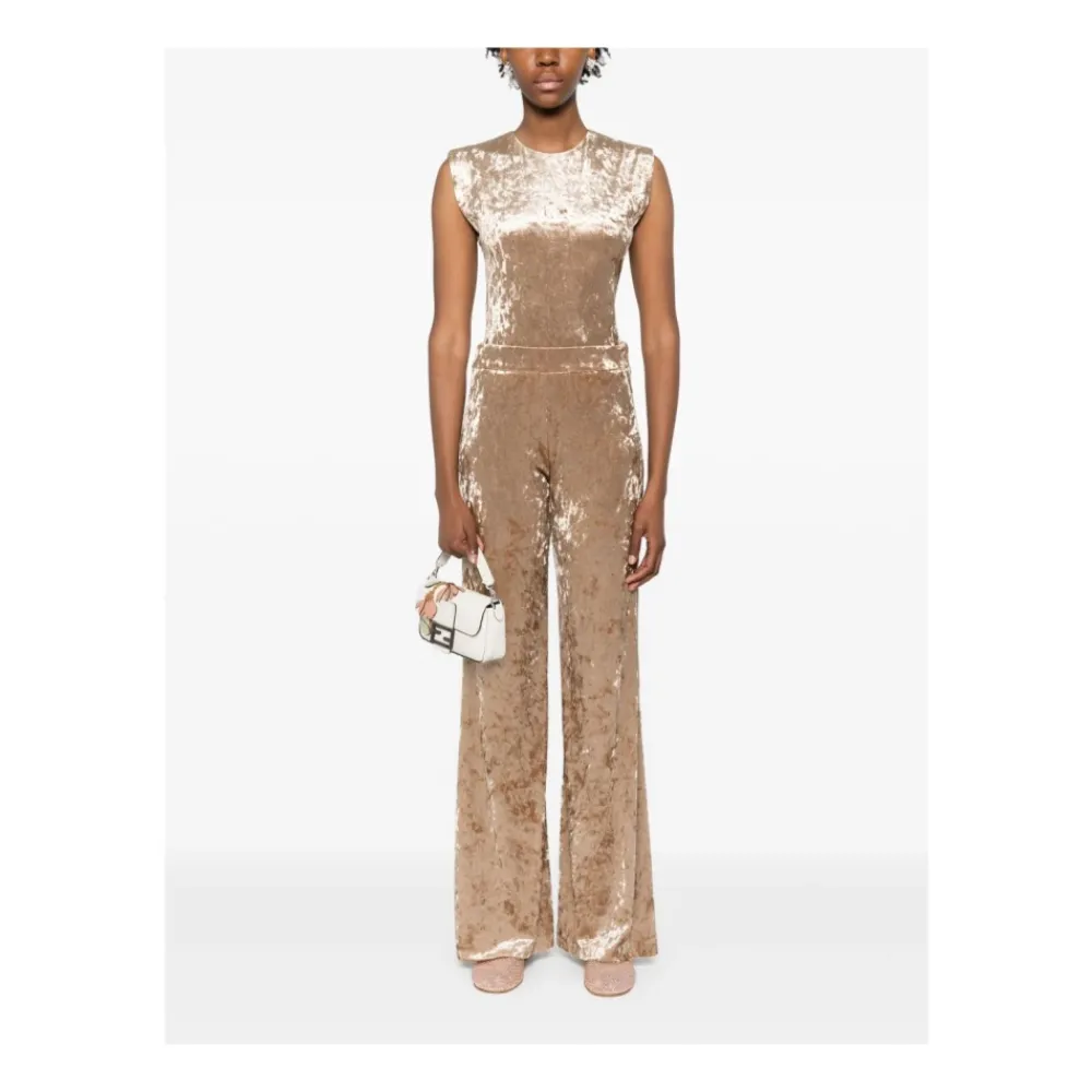 DAMES Forte Forte Broeken^Elastische Taille Flare Broek