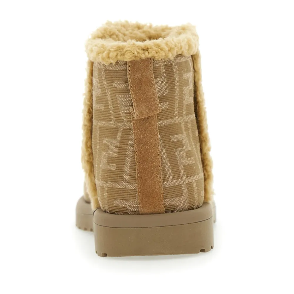 Fendi Enkellaarsjes met FF Motief