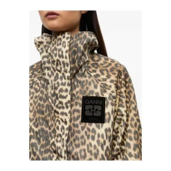 DAMES Ganni Jassen^Hoodie met Logo Patch