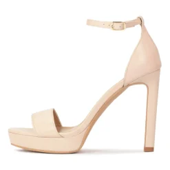 DAMES Kazar leren platform stiletto sandalen