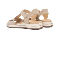 DAMES ara leren sandalen met enkelband