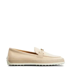 DAMES Tod's Loafers met Gesp en Gouden Afwerkingen