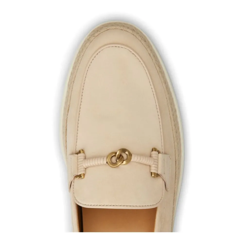 DAMES Tod's Loafers met Gesp en Gouden Afwerkingen
