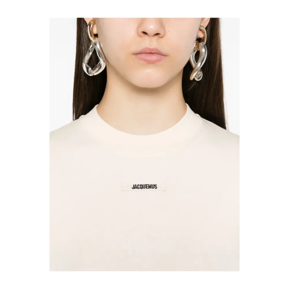 DAMES Jacquemus Logo Crew Neck T-shirt