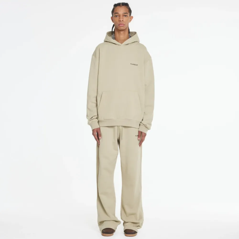 Heren FLÂNEUR Truien & Vesten^Logo Hoodie met Kangoeroezak