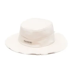 DAMES Jacquemus Platte Kroon Verstelbare Band Hoed
