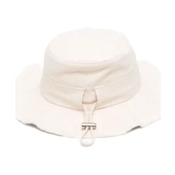 DAMES Jacquemus Platte Kroon Verstelbare Band Hoed
