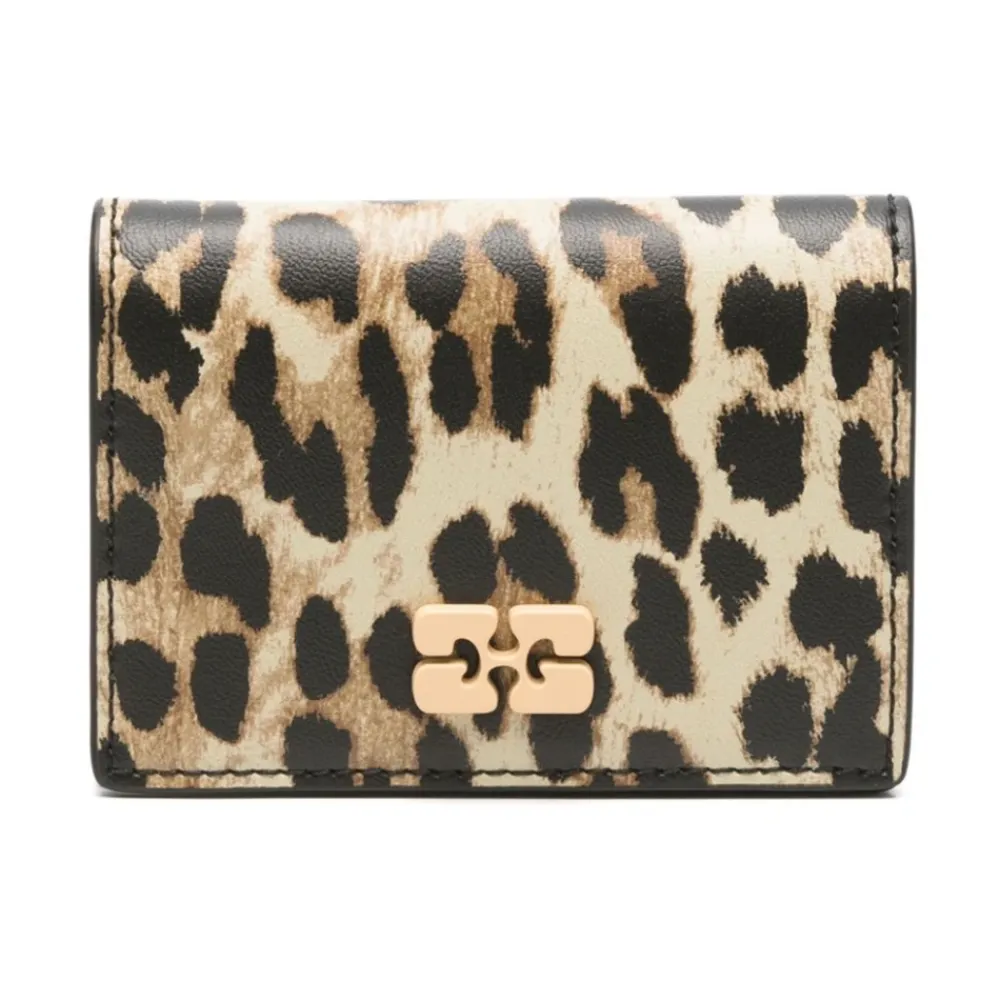 DAMES Ganni Portemonnee met Klep Sluiting