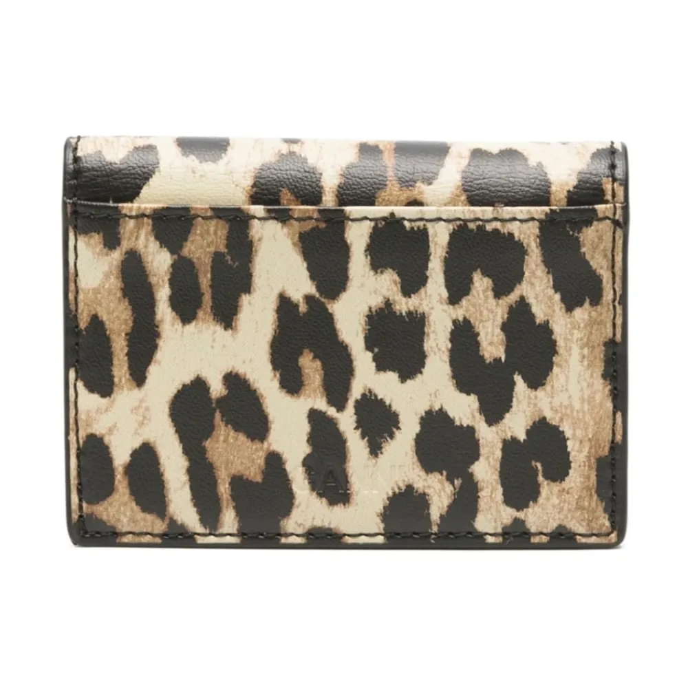 DAMES Ganni Portemonnee met Klep Sluiting