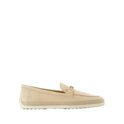 DAMES Tod's Loafers^Raffia Loafer Slip-On Ronde Neus