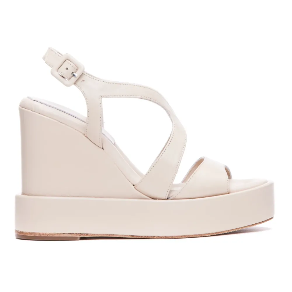 DAMES Paloma Barceló Sleehak Sandalen met Gesp