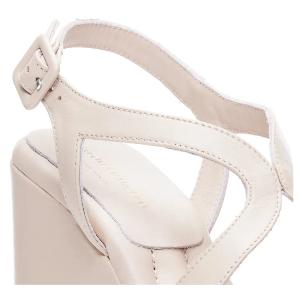 DAMES Paloma Barceló Sleehak Sandalen met Gesp