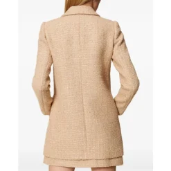 DAMES Twinset Trenchcoats & Mantels^Beige Stijlvolle Jas voor Vrouwen