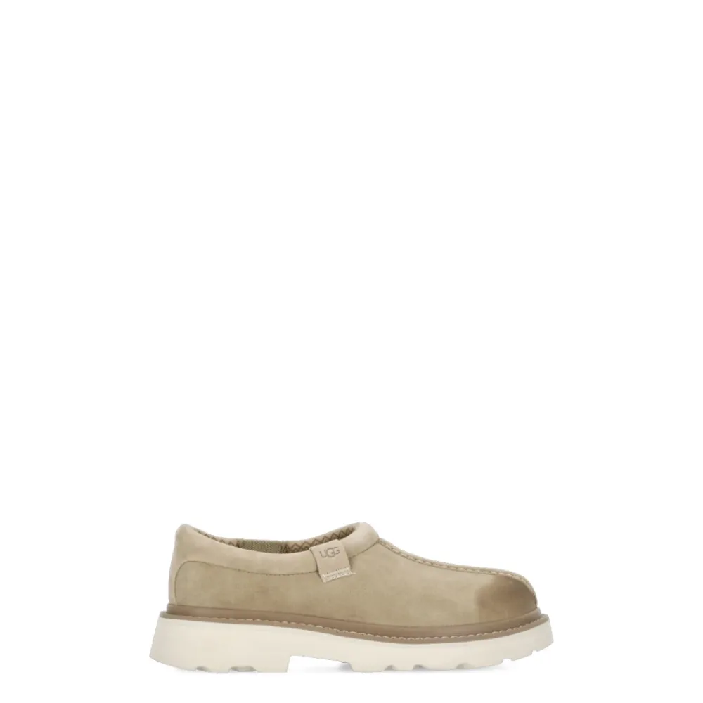 Heren UGG Pantoffels^Suède Leren Platte Schoenen