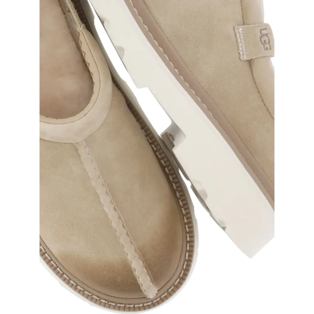 Heren UGG Pantoffels^Suède Leren Platte Schoenen