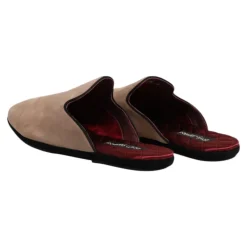 Heren Dolce & Gabbana Suède Slides Platte Schoenen