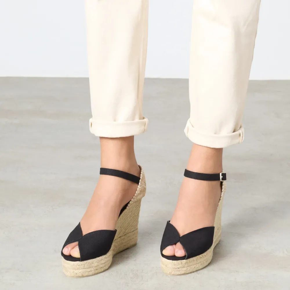 DAMES Castañer BIANCA/8ED/001 11 cm Wedges