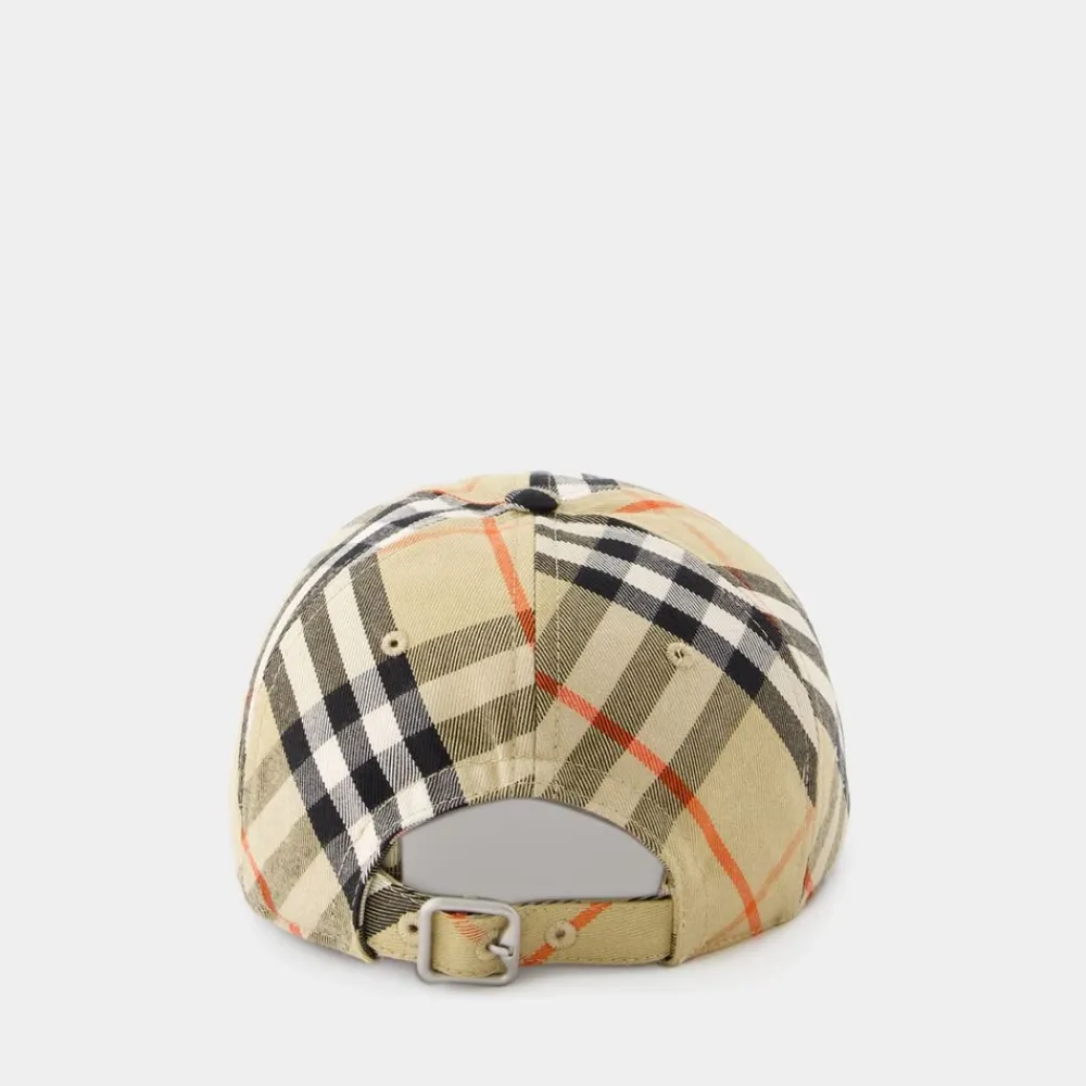 Heren Burberry Bias Check Cap