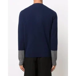 Heren Comme des Garçons Truien & Vesten^Bi-color Wollen Vest