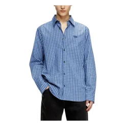 Heren Diesel Overhemden^Geruite Overhemd AW25 Stijlvol Patroon