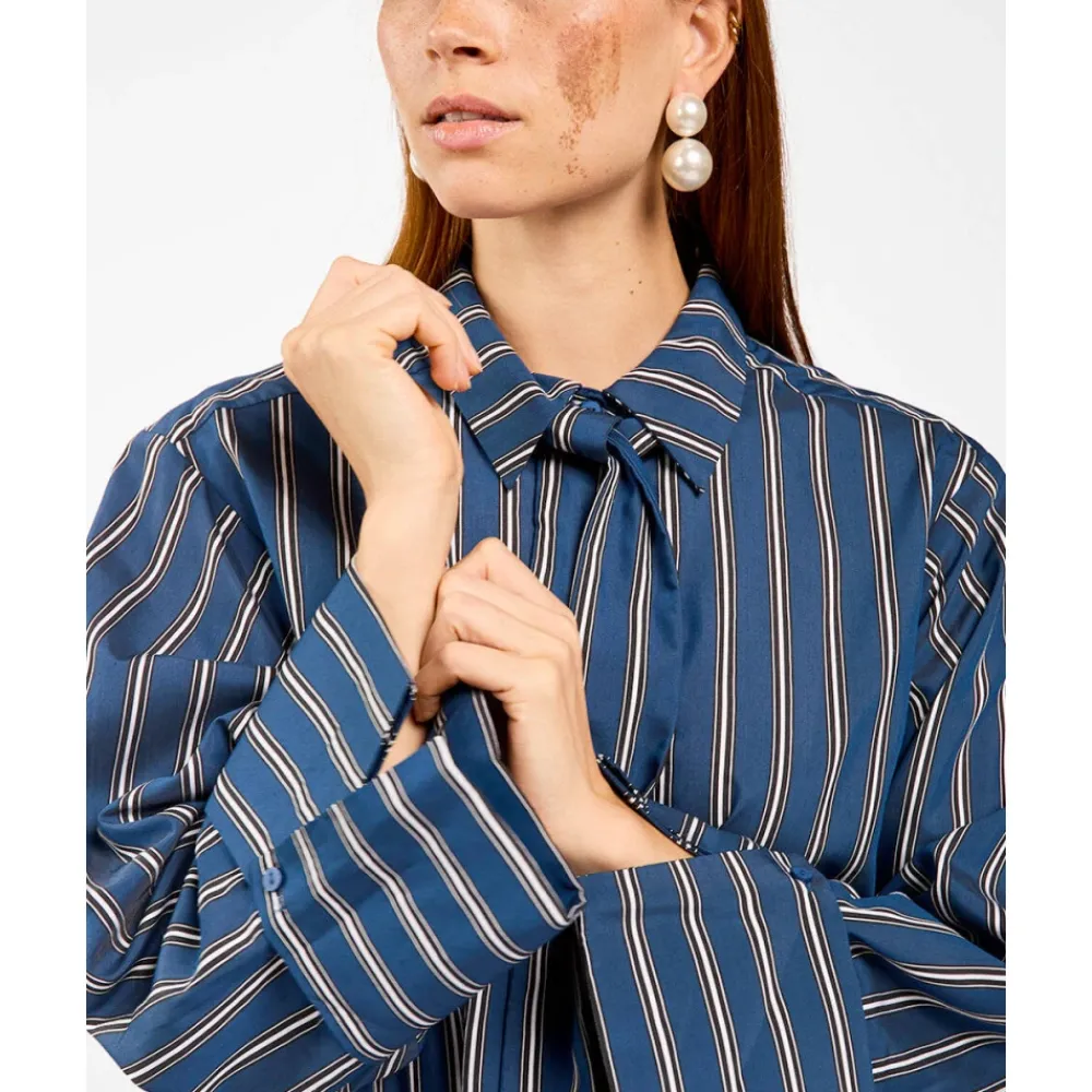 DAMES Aaiko Blouses^Gestreepte Blouse Lange Mouw Elda