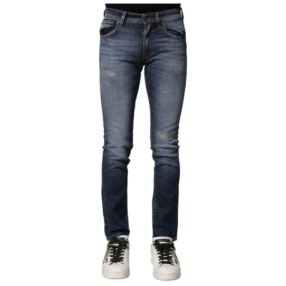 Heren Dolce & Gabbana Gewassen Slim Fit Denim Jeans