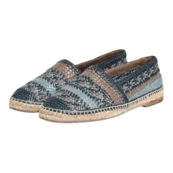 Heren Dolce & Gabbana Espadrilles^Grijs Geweven Leren Espadrilles