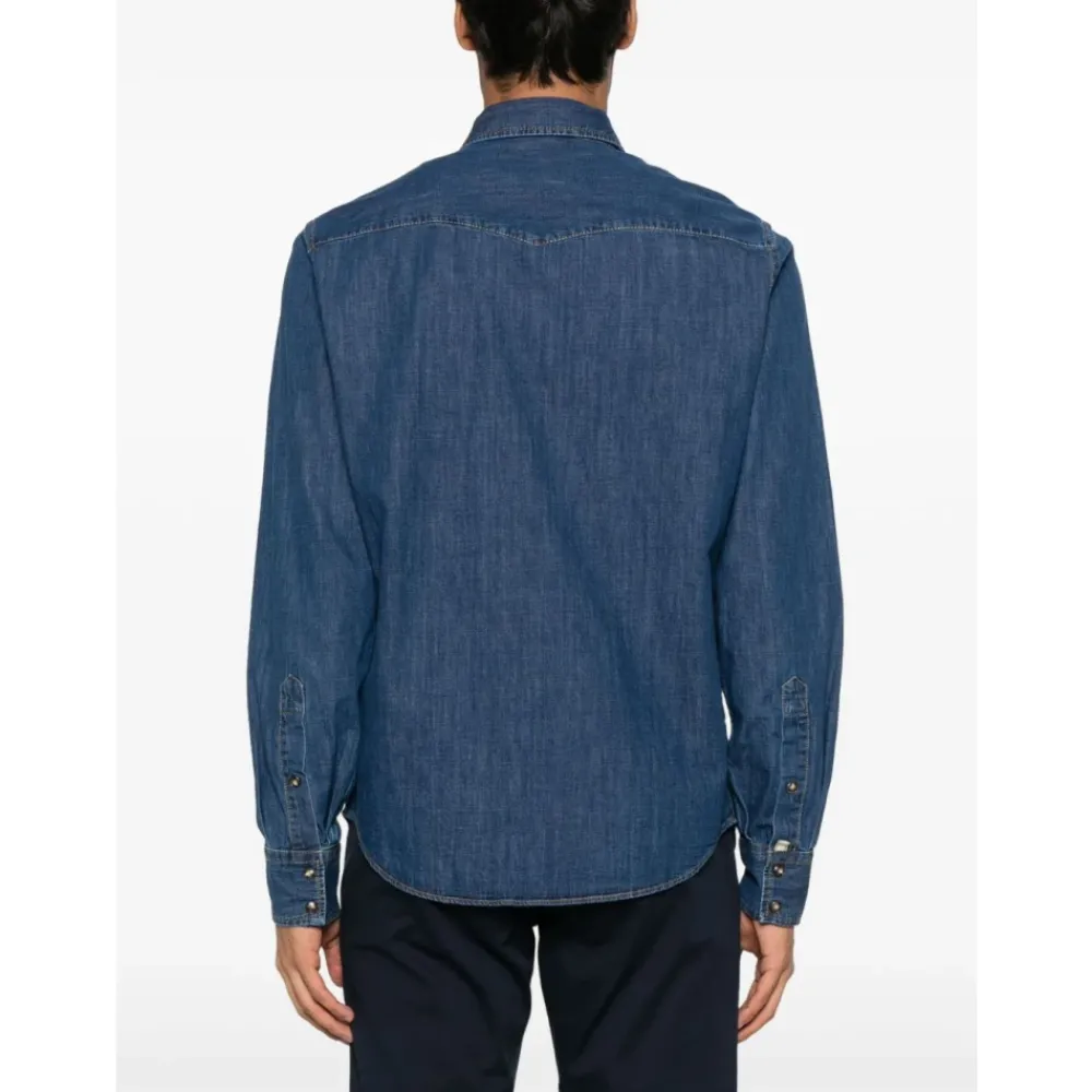 Heren Jacob Cohën Katoenen Western Shirt