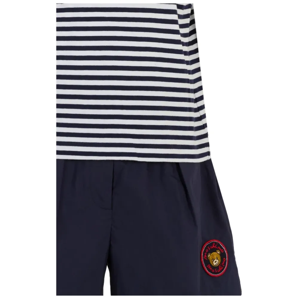 Moschino Jumpsuits^Kort Sportpak met Teddybeer