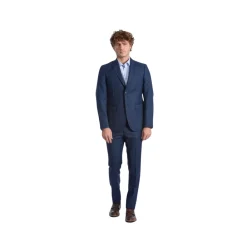 Heren Baldinini Kostuums^Wol Slim Fit Pak